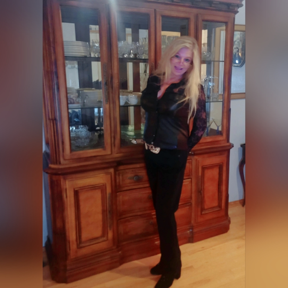 Levi 505 Straight Leg Black Denim Jeans Size 8  with 30" inseam